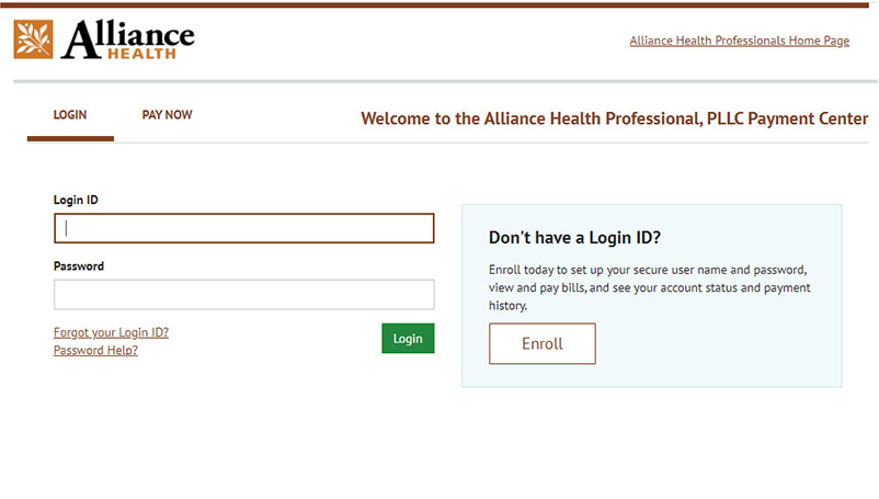 Pay My Bill – Alliance Health
